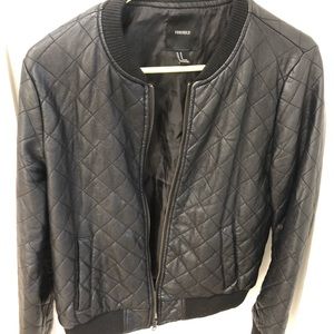 Forever 21 Black Quilted Jacket